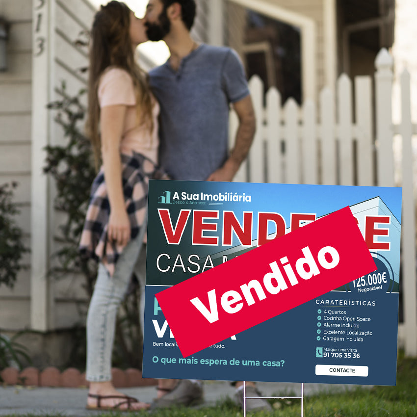 Autocolantes Vendido | Arrendado