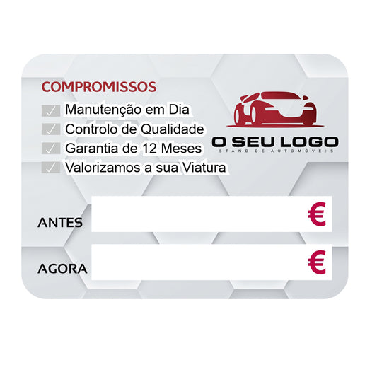 Autocolante P/ Vidro Automóvel