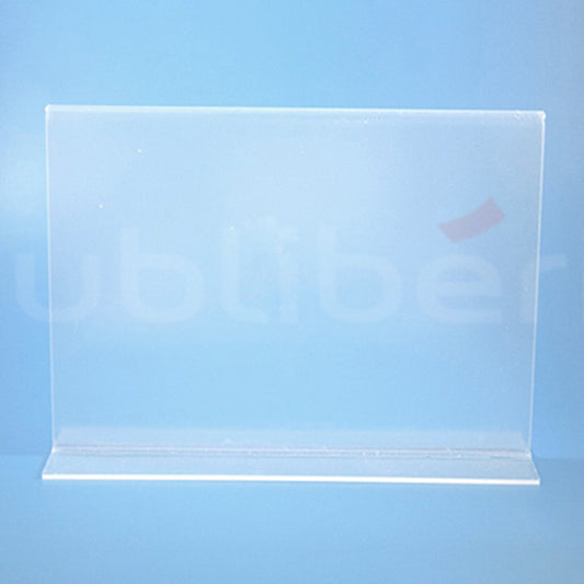 Acrílico Porta Menu – Formato T Horizontal