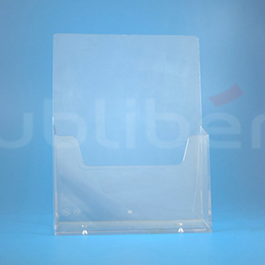 Acrílico Porta Folhetos com Bolsa – Vertical