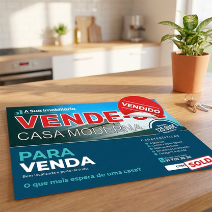 Autocolantes Imobiliárias Vende / Arrenda