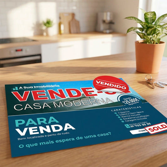 Autocolantes Imobiliárias Vende / Arrenda