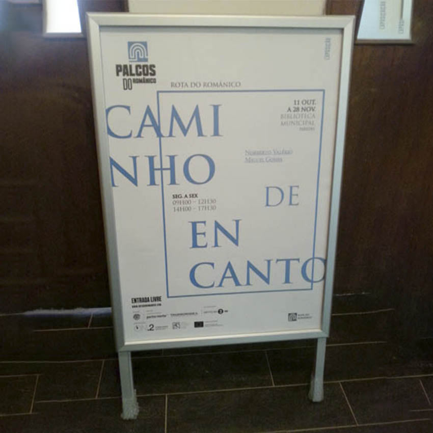 Cavalete Dupla Face Alumínio