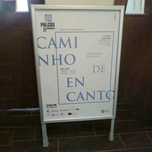 Cavalete Dupla Face Alumínio