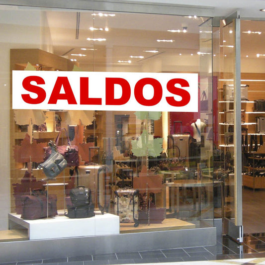 Autocolante Saldos