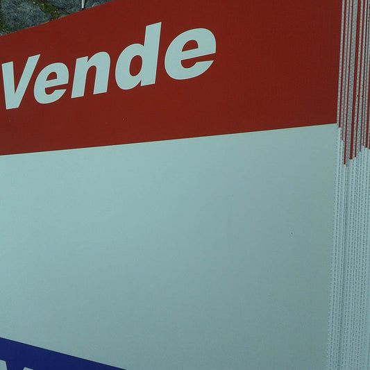 Placas PPA Imobiliária Rectangular