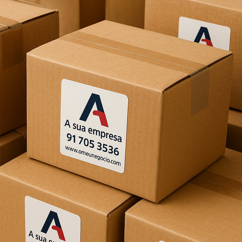 Autocolantes Etiquetas Quadradas