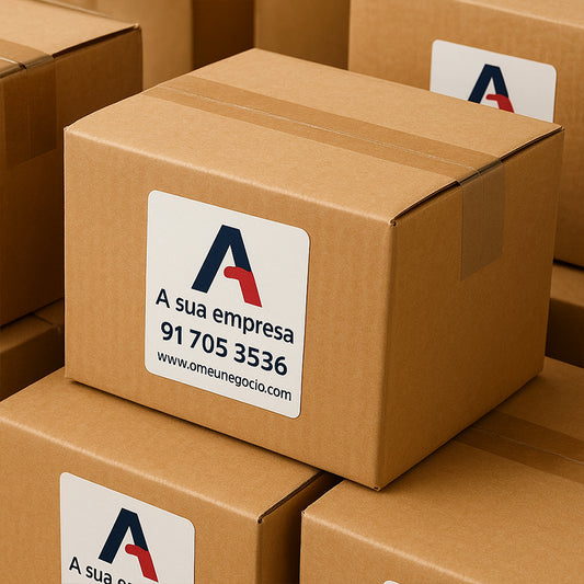 Autocolantes Etiquetas Quadradas