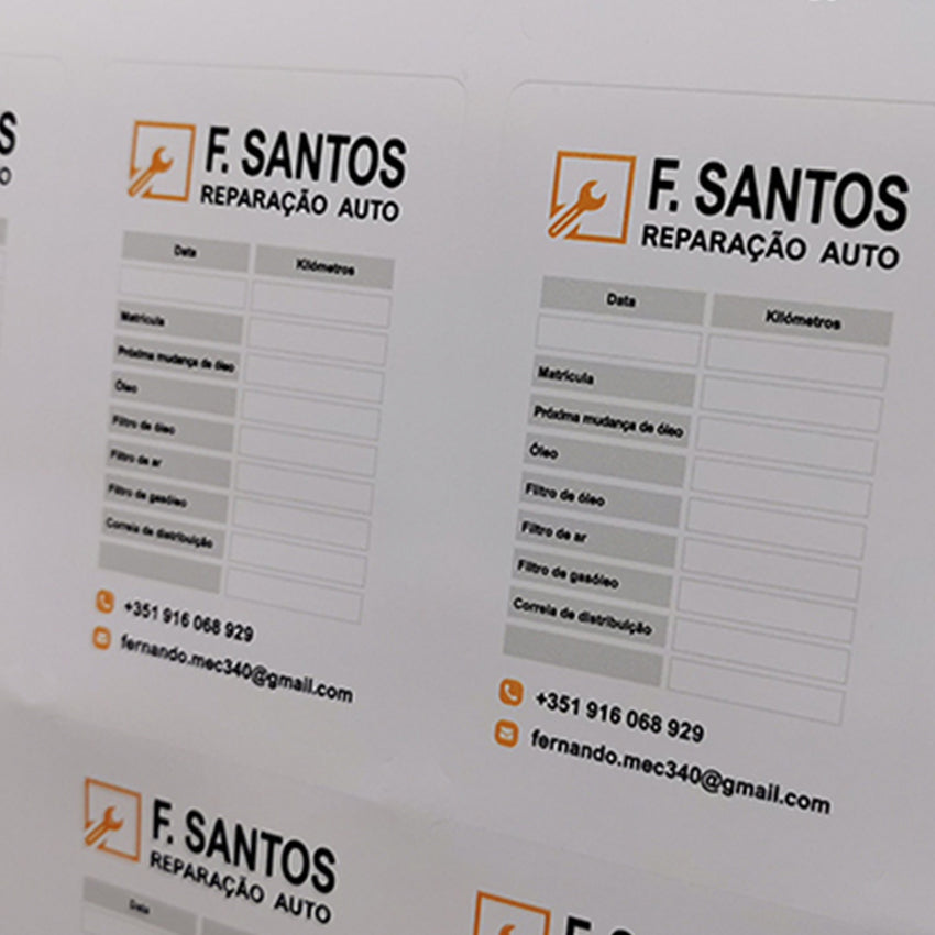 Autocolantes Etiquetas Circulares