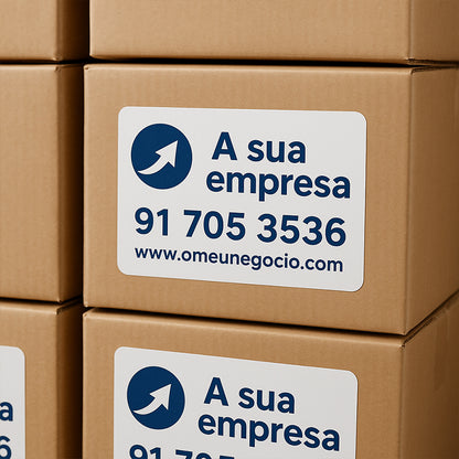 Autocolantes Etiquetas Retangulares