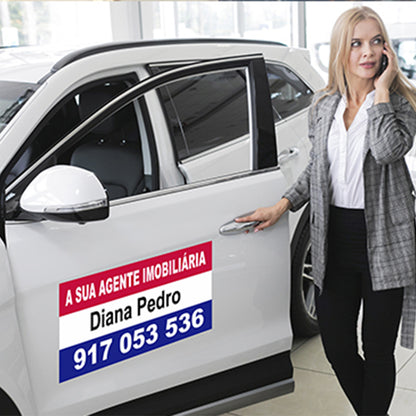 Placa Magnética para Viaturas