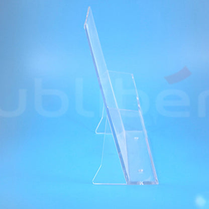 Acrílico Porta Folhetos com Bolsa – Vertical