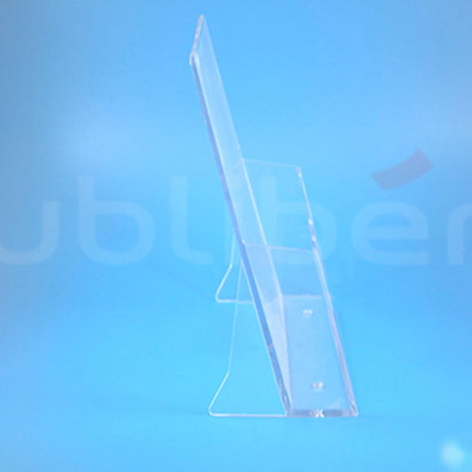 Acrílico Porta Folhetos com Bolsa – Vertical